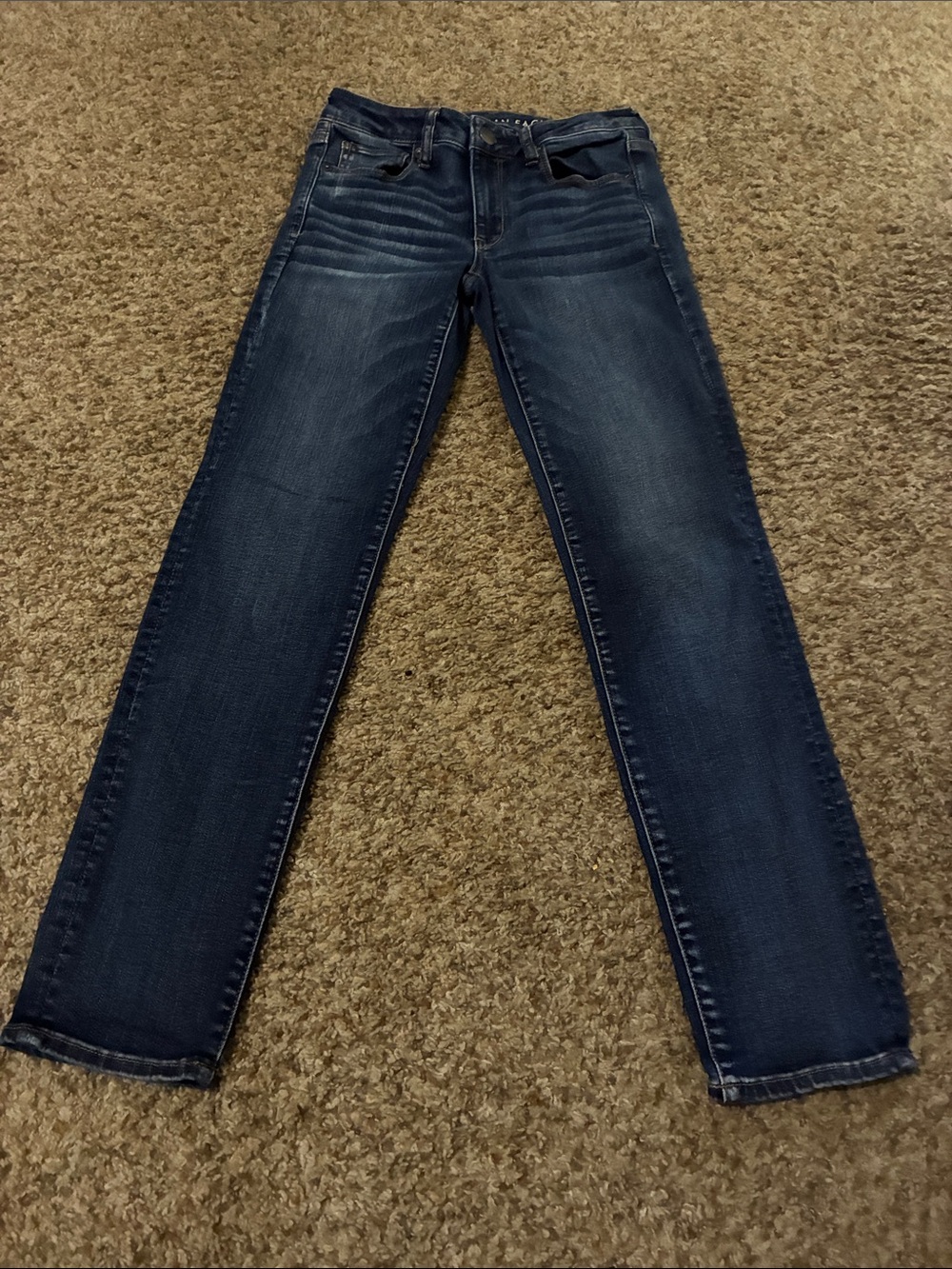 American Eagle Outfitters Dark Blue Skinny Jeans
